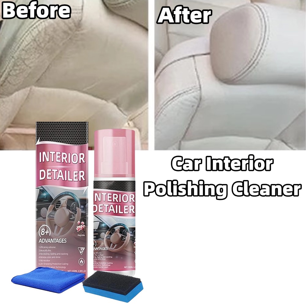 100 мл Спрей-очиститель для по – обзор и цена Leather Cleaner Interior